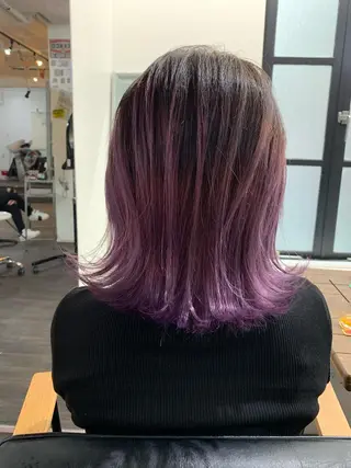 ミディアム 家田 竜のヘアスタイル