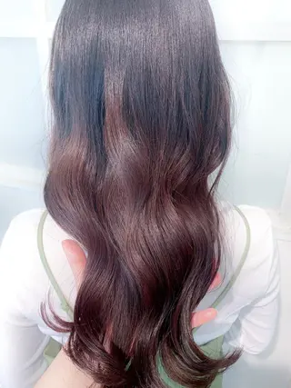 ロング 🦋ミルクティーベー ジュ🦋mayukiのヘアスタイル