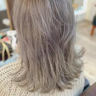 ミディアム カラー dude hair design.のヘアスタイル