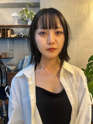 ショート レイヤーカット\ウル フ　chinatsuのヘアスタイル