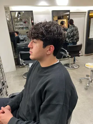 パーマ メンズ fifth神宮前 HIN★T★のヘアスタイル