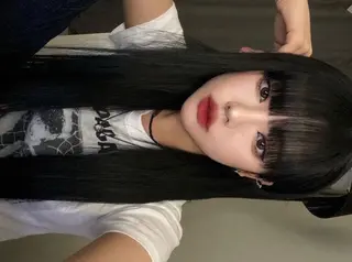 セミロング カラー ヘアアレンジ 大人っぽ中韓レディ ヘア🤍MAOのヘアスタイル