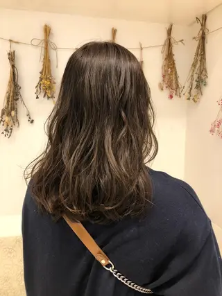 ミディアム カラー はだゆうき @hadadan08のヘアスタイル