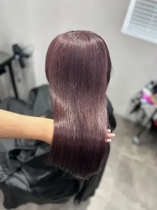 ロング カラー ヘアアレンジ 💎韓国/ レイヤー カット/ 暖色🫧のヘアスタイル