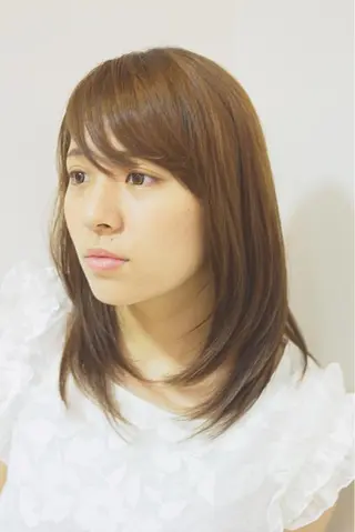 ミディアム セミロング カラー hair make feb東川口店所属・佐野 寛のその他イメージ
