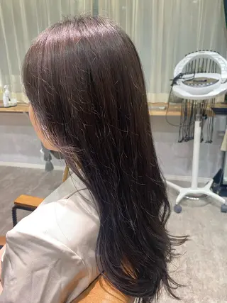 ロング 大久保 優香のヘアスタイル