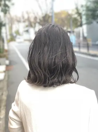 ミディアム カラー ✨大人美人ショート✨ 店長　藤井一輝のヘアスタイル