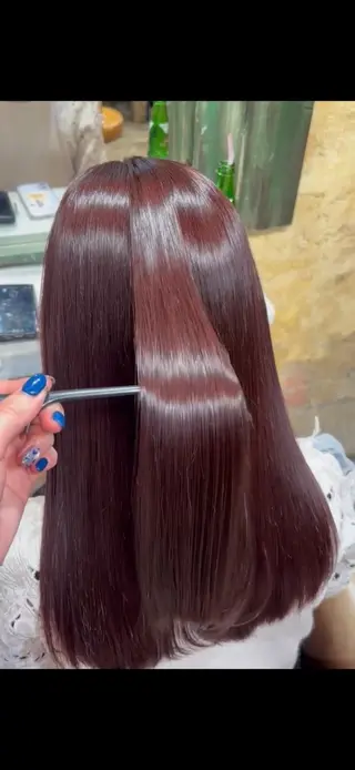 ロング カラー 〜ing所属・森田 恋々菜のヘアスタイル