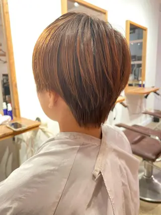 ショート わかばやし ゆうこのヘアスタイル