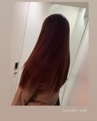 ロング カラー ハイライト/インナー /ブリーチ/レイヤーのヘアスタイル