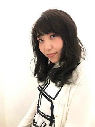 ミディアム カラー 長谷川 智也/ディレクターのヘアスタイル