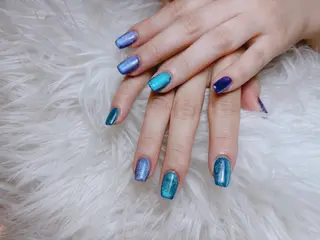 ネイル H3 Nail Tsuki🦋💙のネイルデザイン