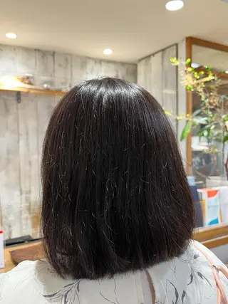ミディアム カラー CLAPS富岡所属・おの ももか /京急富岡のヘアスタイル