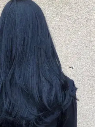 ロング カラー nonoka オリーブ/グレージュのヘアスタイル