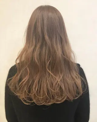 ロング カラー nakahara madokaのヘアスタイル