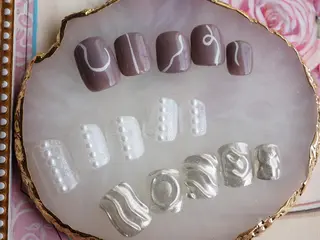 ネイル ネイルPetit Ribbonのネイルデザイン