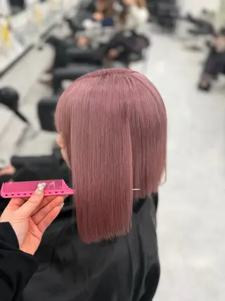 カラー 透ける透明感カラー 🤍anju🎀のヘアスタイル