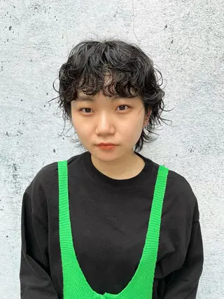 ショート パーマ ショート/パーマ/ カラー/FUKOのヘアスタイル