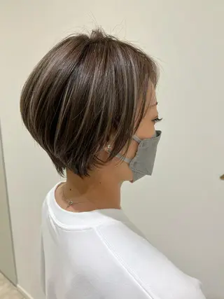 ショート カラー 💎K-two名古屋 安田ちづる💎のヘアスタイル