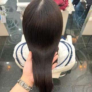 セミロング 癒しの艶髪ケア 💚真凜のヘアスタイル