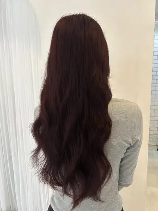 ロング カラー 神田 瑠衣のヘアスタイル