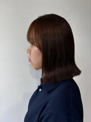 ミディアム 瀬戸 杏珠のヘアスタイル