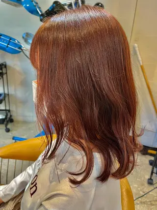 ミディアム カラー うしだ かおるのヘアスタイル