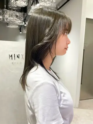 セミロング カラー MINX over所属・🍒暖色カラー•東京 小玉姫那🍒のヘアスタイル