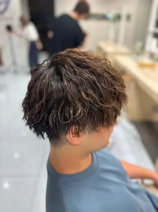 ショート パーマ メンズ メンズ特化韓国風 パーマスタイル/りんのヘアスタイル