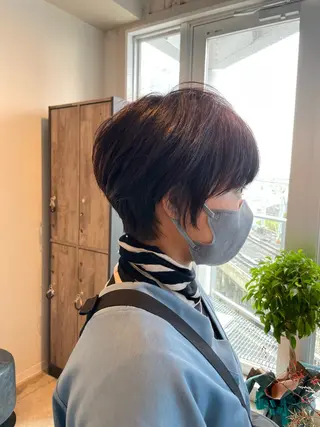 ショート カラー ✨髪質改善/ハイトー ン/艶髪高山のヘアスタイル