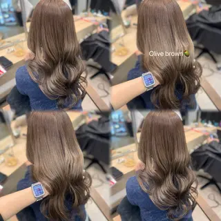 ロング カラー ハイトーン/艶カラー /ケアブリーチ/香音のヘアスタイル