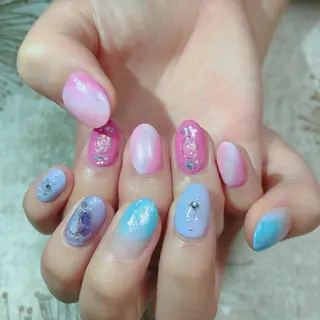 ネイル a:Qネイル /久米川のネイルデザイン