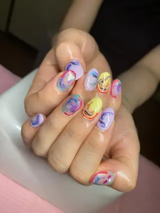 ミディアム JR西大路駅徒歩1分 JBネイルのネイルデザイン