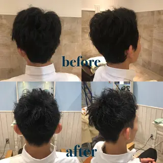 メンズ うる艶カラー 🫶🏼💭mikaのヘアスタイル