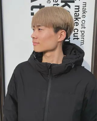 ショート カラー メンズ grAt所属・森 真伊希のヘアスタイル