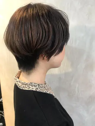 ショート カラー ヘアアレンジ stylist/蛯谷 珠里のヘアスタイル