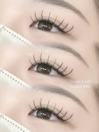 マツエク・マツパ Eyelash Salon Blanc~まつげエクステと眉の専門美容室~富山CiC店所属・片田 唯宇衣のマツエク・マツパデザイン