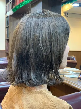 ミディアム パーマ ルシエ吉祥寺所属・🥖牧野 純🥖のヘアスタイル