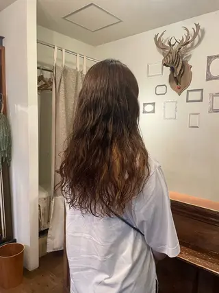 パーマ HAIR en所属・撮影モデル募集‼️ 大橋菜々美のヘアスタイル