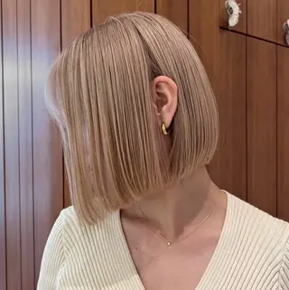 ミディアム カラー 渋谷/レイヤーボブ・ 透明感カラーしょうごのヘアスタイル