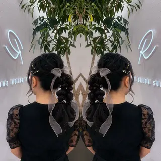 ヘアアレンジ 秋葉原コットン所属・ヘアセット 🤍AIRA🤍のヘアスタイル