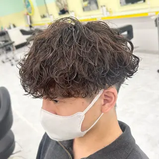 ショート パーマ メンズ 韓国レイヤーカット /REIのヘアスタイル