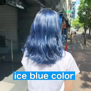 ミディアム カラー ✨艶ブリーチカラー ✨四ノ宮裕己のヘアスタイル