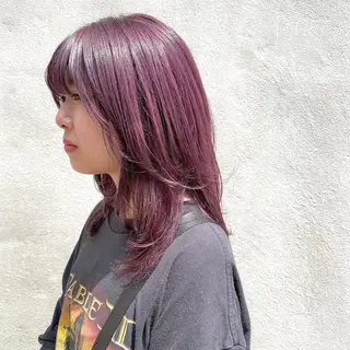 セミロング カラー ヘアアレンジ 【ダメージレス施術】 【透明感】北村 拓也のヘアスタイル