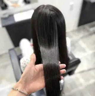 ロング パーマ 縮毛矯正リピート90 %超/髪質改善/井口のヘアスタイル