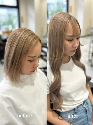 ロング 🩵ララモアナ nazu🩵のヘアスタイル