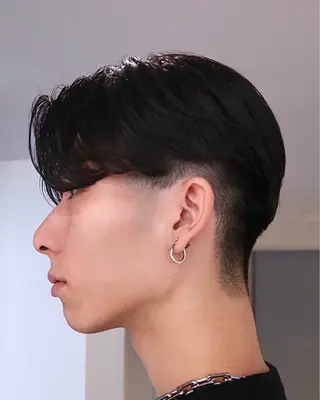 パーマ メンズ Qin shaire salon 原宿verno店所属・【センターパート】 ETO／江藤翼の眉毛・アイブロウイメージ