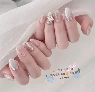 ネイル ラベンダー💖日暮里 ルル💖ネイルのネイルデザイン