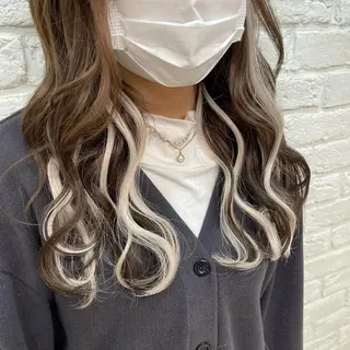 ロング ブリーチ🔥ベージュ /グレー/daikiのヘアスタイル