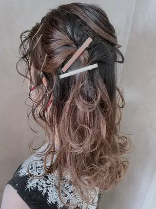 ミディアム PLUS縁所属・ヘアメイク10年から 美容師💄Anriのヘアスタイル